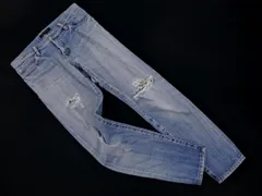 JILLSTUART ジルスチュアート USED加工 ダメージ加工 デニムパンツ size2/水色 ■■ レディース