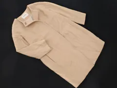 Spick & Span スピック＆スパン ウール混 フックボタン ノーカラー コート size36/ライトベージュ ◇■ レディース