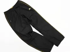 adidas アディダス ウインドブレーカー パンツ sizeO/黒 ◇■ メンズ