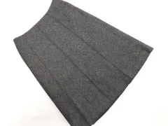 KUMIKYOKU 組曲 ウール混 Aライン 台形 スカート size2/グレー ◇■ レディース