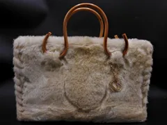 Samantha Thavasa サマンサタバサ フェイクファー トート バッグ アイボリー ◇■ レディース