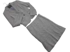 UNTITLED アンタイトル セットアップ ジャケット スカート スーツ size2/グレー ■■ レディース