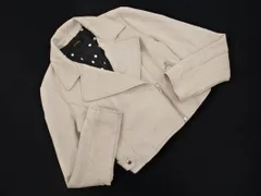 rienda リエンダ スウェード調 ライダース ジャケット sizeS/ライトベージュ ◇■ レディース