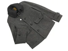 JOURNAL STANDARD ジャーナルスタンダード ウール混 ニット 切替 くるみボタン ジャケット sizeS/グレー ◇■ メンズ