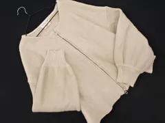 CIAOPANIC TYPY チャオパニックティピー ボリュームスリーブ ダブルジップ カーディガン sizeONE/ライトベージュ ◇■ レディース