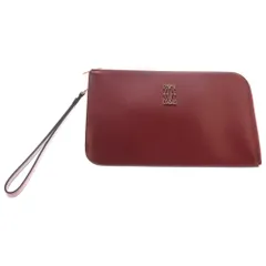 Cartier (カルティエ) ドゥーブルC ドゥ カルティエ フラップ付き クラッチバック ハンドバッグ ボルドーのサムネイル