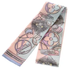 LOUIS VUITTON (ルイヴィトン) 総柄 バンドー オールイン LVスカーフ ピンク M77000