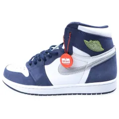 NIKE (ナイキ) AIR JORDAN 1 HIGH OG CO.JP MIDNIGHT NAVY 2020 DC1788-100 エアジョーダン1 ミッドナイトネイビー ハイカットスニーカー US9.5/27.5cm ホワイト/ネイビー