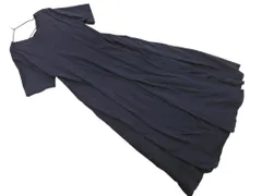 Mila Owen ミラオーウェン フレア Aライン ワンピース size1/紺 ■◆ レディース
