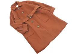 Heather ヘザー 2WAY ステンカラー コート sizeM/茶 ◇■ レディースのサムネイル
