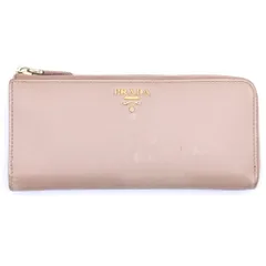 PRADA (プラダ) L字ファスナー長財布 1M1183 ベージュ