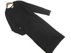 BEAUTY & YOUTH ビューティ&ユース ユナイテッドアローズ ウール混 Vネック ニット ワンピース 黒 ◇■ レディース