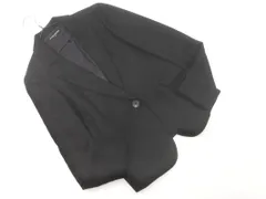 UNITED ARROWS ユナイテッドアローズ ウール混 テーラード ジャケット size38/黒 ◇■ レディース