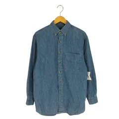 ランズエンド LANDS END ボタンダウンデニムシャツ  メンズ import：S 