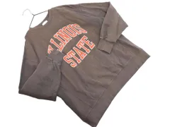 LOWRYS FARM ローリーズファーム 裏起毛 プリント トレーナー スウェット sizeF/チャコール ◇■ レディース