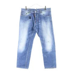 DSQUARED2 (ディースクエアード) 15SS ダメージ加工 スキニーデニムパンツ S71LA0891 インディゴ