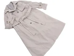 GRL グレイル リボンベルト付き ロング コート sizeM/ピンク ◇■ レディース