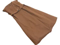 GRL グレイル ロング ジレ ベスト sizeL/茶 ◇■ レディース