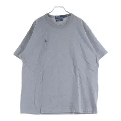 POLO RALPH LAUREN (ポロラルフローレン) ×BEAMS別注 刺繍ロゴ クルーネック 半袖Tシャツ カットソー グレー