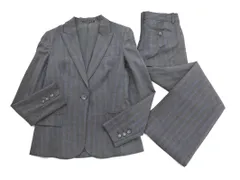 theory セオリー ストライプ セットアップ ジャケット パンツ スーツ size00/グレー ◇■ レディース