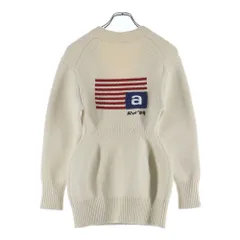 ALEXANDER WANG (アレキサンダーワン) アメリカンフラッグエンブロイダリーニットカーディガン ホワイト レディースのサムネイル