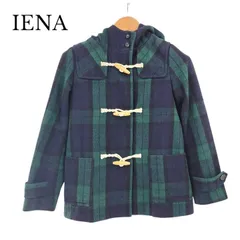 IENA イエナ チェック柄ダッフルコートのサムネイル