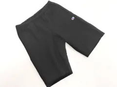 Champion チャンピオン リバースウィーブ 裏起毛 ハーフ パンツ sizeS/黒 ◇■ メンズ