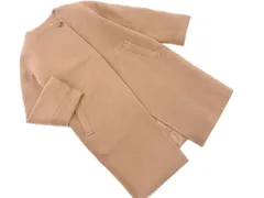 a day in the life アデイインザライフ ユナイテッドアローズ ウール混 ノーカラー コート ブラウン ◇■ レディース