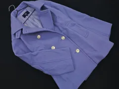 SHIPS Colors シップス カラーズ メルトン ショート ピー コート sizeS/ライトブルー ◇■ レディースのサムネイル