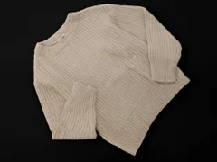 Techichi テチチ ウール混 クルーネック ニット セーター ベージュ ◇■ レディース