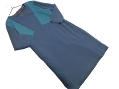 MAX&Co. マックスアンドコー 切替 ワンピース sizeL/紺ｘ緑 ◇■ レディース