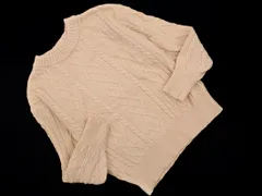 grove グローブ ケーブル編み ニット セーター sizeS/アイボリー ◇■ レディース