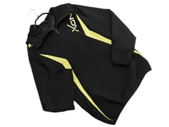 DESCENTE デサント ハーフジップ プルオーバー パーカー sizeM/黒 ◇■ メンズ