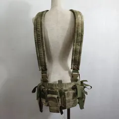 FLYYE INDUSTRIES チェストリグ ハーネス サバゲー 装備 バッグ ARMY ミリタリー 迷彩 カモフラージュ カーキ B524のサムネイル