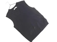 ZARA ザラ Vネック ニット ベスト sizeS/紺 ◇■ レディース