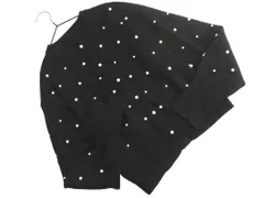 N. エヌ ナチュラルビューティーベーシック パールビーズ カーディガン sizeM/黒 ◇■ レディース