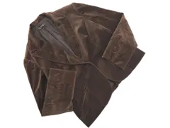 INDIVI インディヴィ スウェード調 ジャケット size46/ブラウン ◇■ レディース