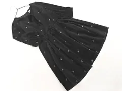 Cherite by PRIME PATTERN シェリエットバイプライムパターン 刺繍 ベロア ワンピース sizeM/黒 ◇■ レディースのサムネイル