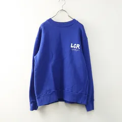 ロイスクレヨン Lois CRAYON 胸元ロゴ スウェットプルオーバー M ブルー┃トップス ビッグシルエット【2400014770438】のサムネイル