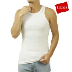 ヘインズ メンズ タンクトップ 正規販売店 Hanes ビーフィー ノースリーブ 無地 HANES BEEFY RIB TANK TOP T-SHIRT 1P HM3-R102 010 WHITE