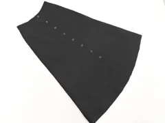 MOUSSY マウジー フロントボタン ロング スカート size1/黒 ◇■ レディース