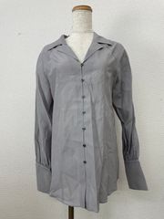 Leilian レリアン 長袖ブラウス グレー 11号 - メルカリ