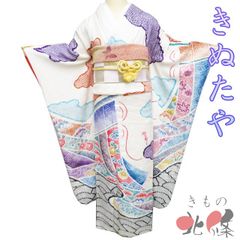 特選 訪問着 着物 中古 正絹 袷 フォーマル 加賀友禅 吉村伊佐子 落款