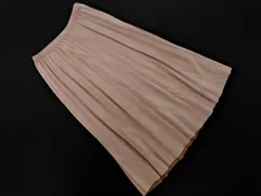 MAJESTIC LEGON マジェスティックレゴン フェイクスエード プリーツ ロング スカート sizeM/ピンク ◇■ レディース