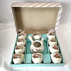 九谷焼　深川製磁　金彩　ティーポット　湯呑　急須蓋無し