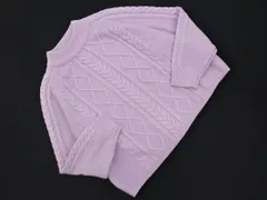 Rope Picnic ロペピクニック ケーブル編み ニット セーター size38/ラベンダー ◇■ レディース