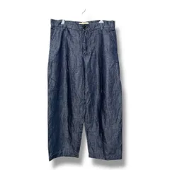 WEEKEND MaxMara ウィークエンドマックスマーラ コットンリネン混 デニムワイドパンツ 薄手 カジュアルパンツ タック レディース サイズ40 インディコ 春 久喜倉庫店 18 No.K 1458のサムネイル