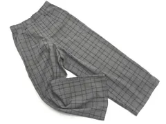 DRESKIP ドレスキップ チェック ワイド パンツ sizeL/グレー ◇■ レディース