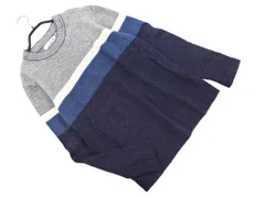arnold palmer アーノルドパーマー ウール混 ニット セーター size3/青 ◇■ メンズ