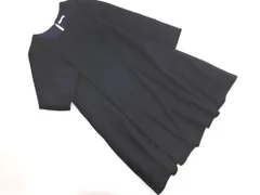 IENA イエナ ウール100% Aライン ワンピース size36/紺 ◇■ レディースのサムネイル